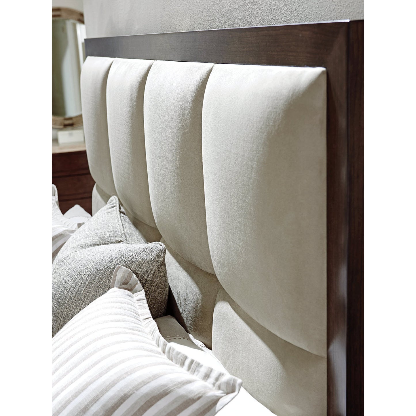 003 SR-835228 | Closeup | Casa Del Mar Upholstered Headboard by Lexington. Made from unique in a transitional style.