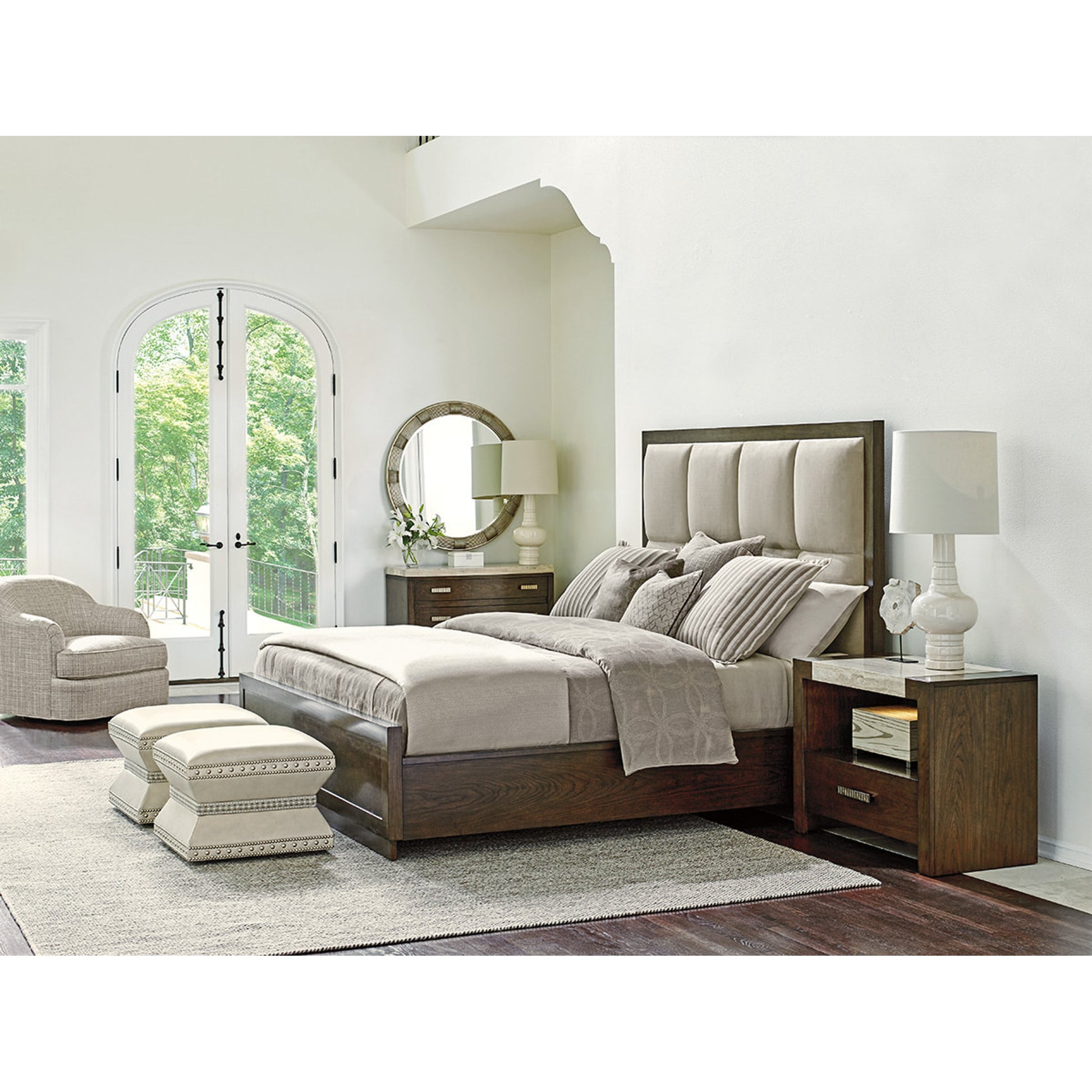 Casa Del Mar Upholstered Bed by Lexington. Made from unique in a transitional style.