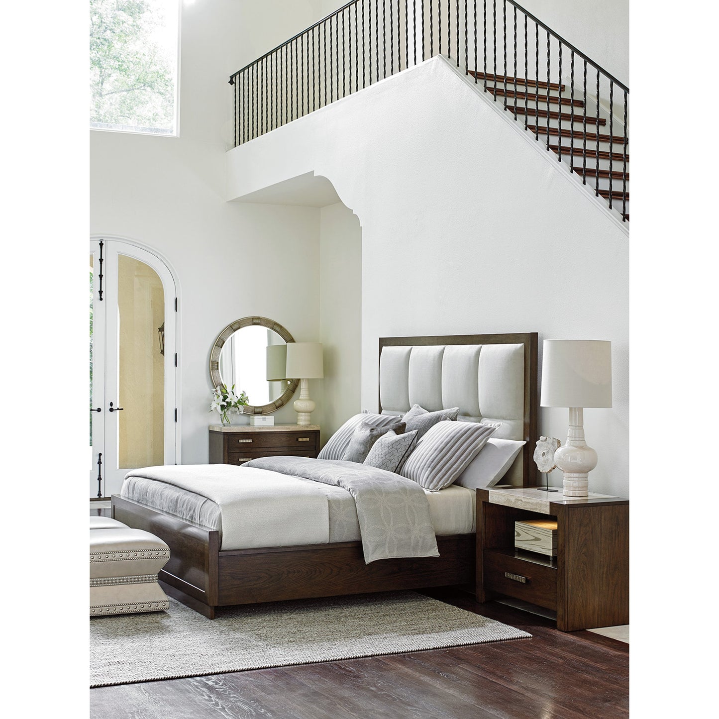 006 SR-835225 | Lifestyle | Casa Del Mar Upholstered Bed by Lexington. Made from unique in a transitional style.