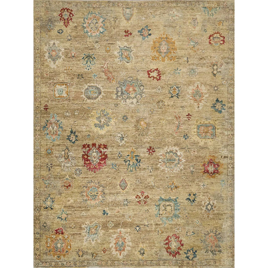 Oxford 7227 Rug by Exquisite Rugs in camel. Made from ghazni wool in a unique style.