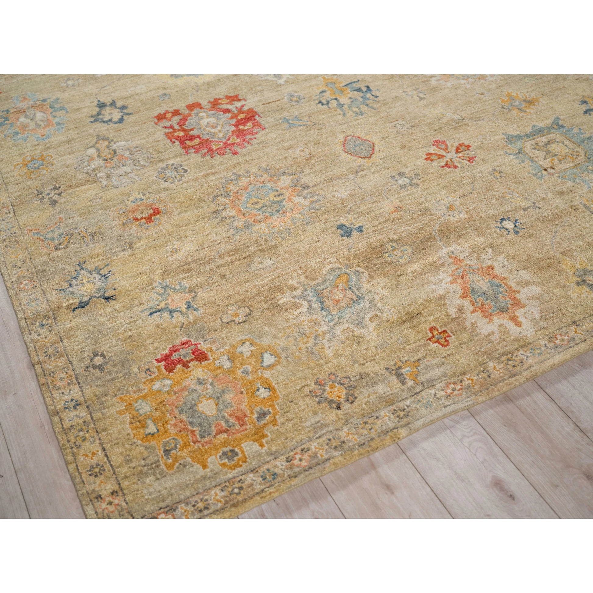 Oxford Pattern Rug by Exquisite Rugs in camel. Made from ghazni wool in a unique style.