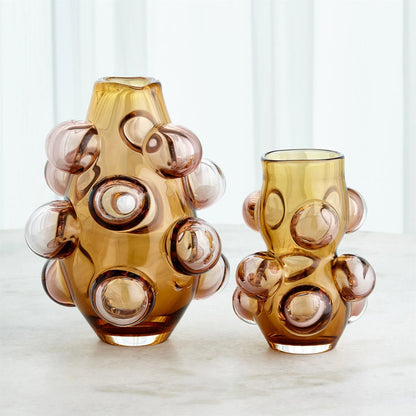 Bubbled Vase by Global Views. Made from artglass in a eclectic & global style.