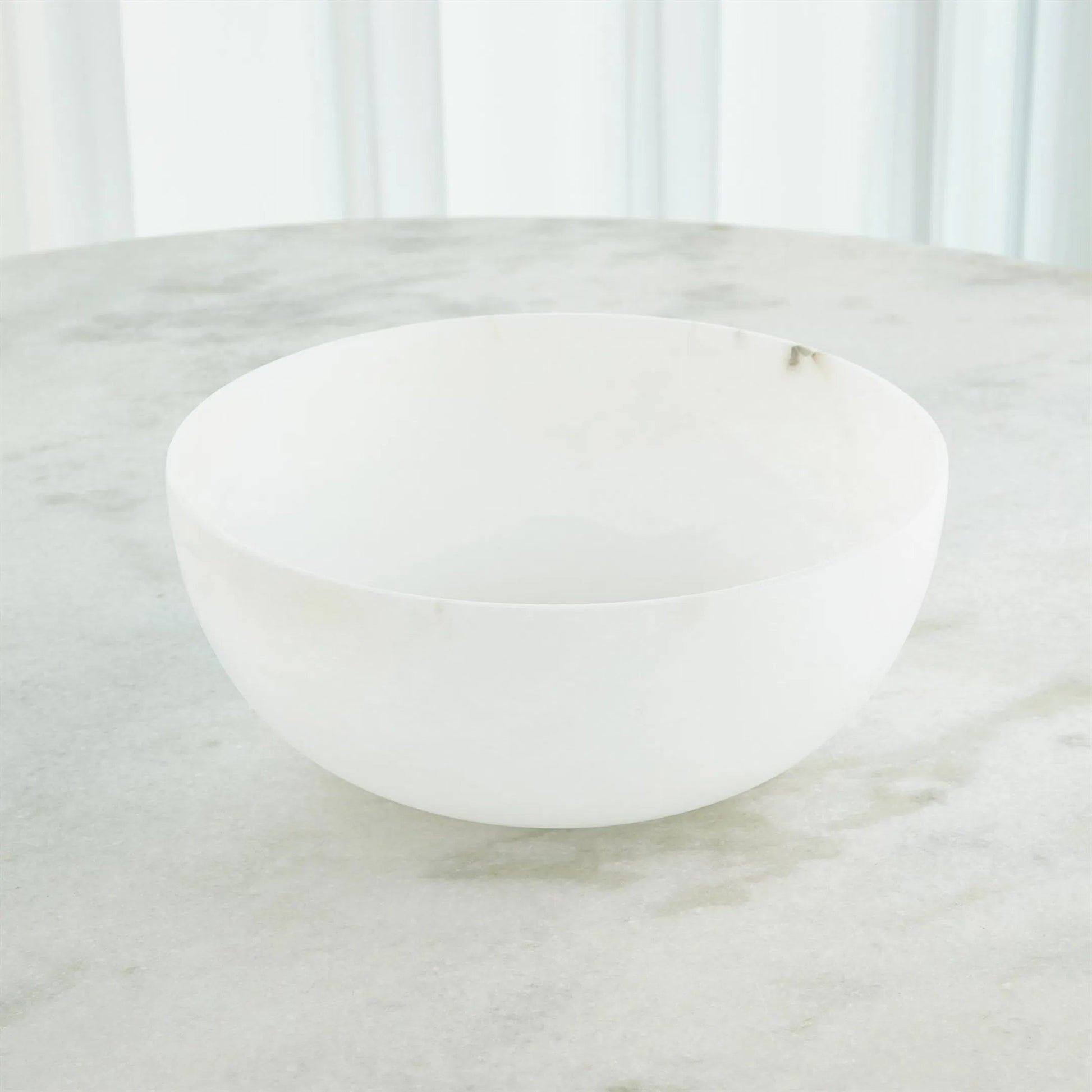 Giant Alabaster Bowl by Global Views in alabaster. Made from unique in a unique style.