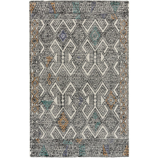 Arazad Rug - 8479F by Feizy in black, ivory. Made from wool, nylon in a unique style.