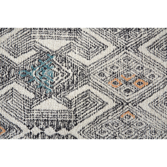 Arazad Rug - 8479F by Feizy in black, ivory. Made from wool, nylon in a unique style.