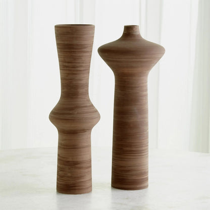 Expo Vase by Global Views in brown. Made from unique in a rustic style.