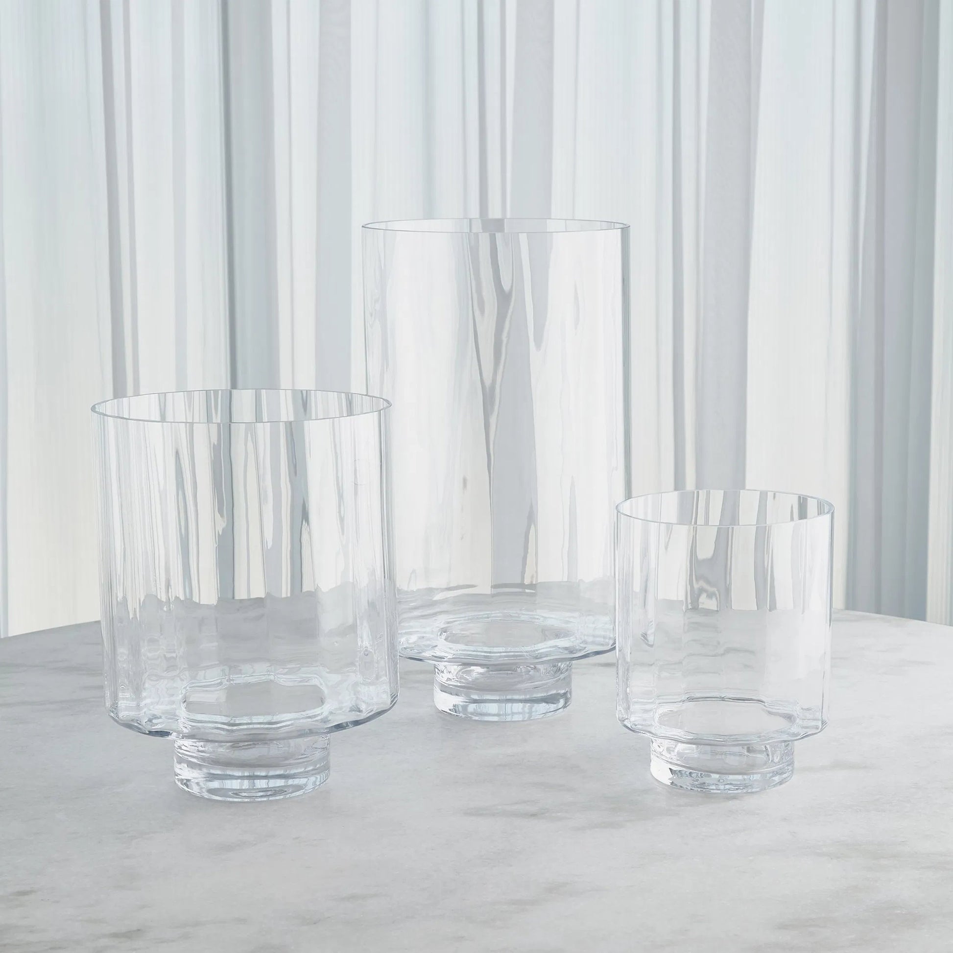 Epic Hurricane by Global Views in clear. Made from glass in a unique style.