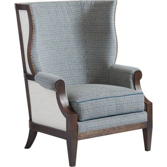 Merced Chair by Lexington in walnut. Made from unique in a transitional style.