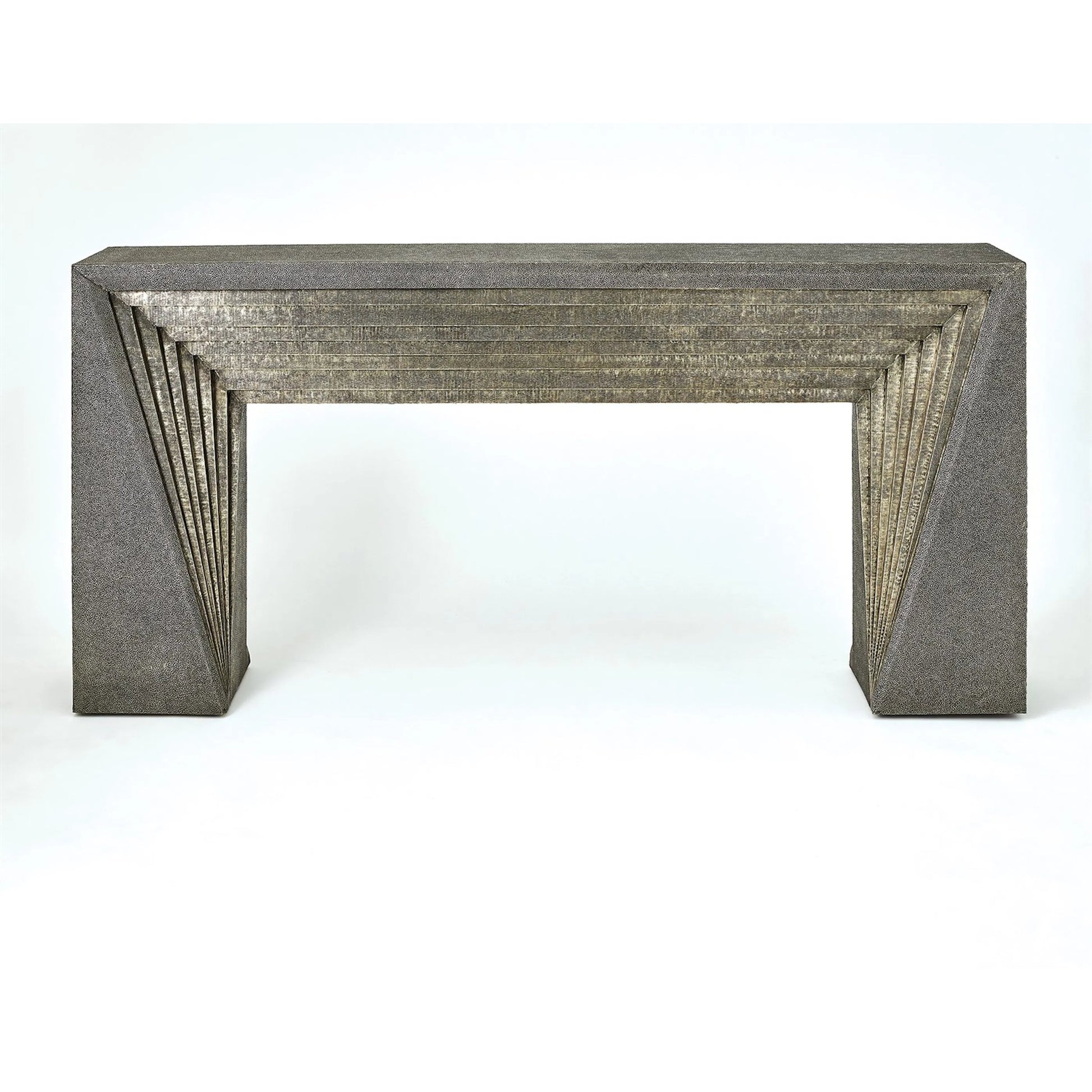 Deco Console by Global Views. Made from mdf, metal in a modern style.