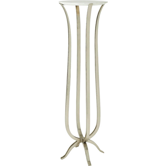 Chorda Pedestal by Global Views. Made from iron, marble in a modern style.