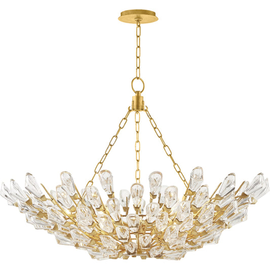 Tulip Foyer by Hudson Valley. Made from brass in a transitional style.