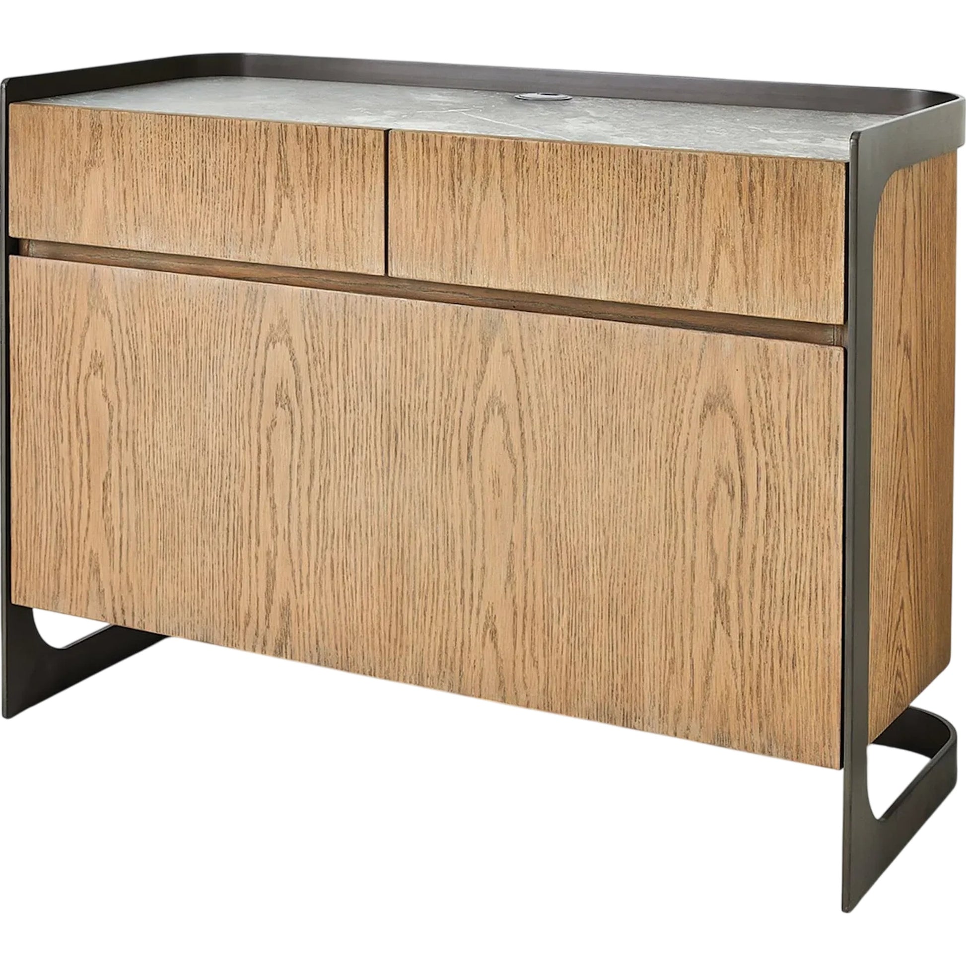 Element File Cabinet by Global Views in grey and marble. Made from unique in a modern style.