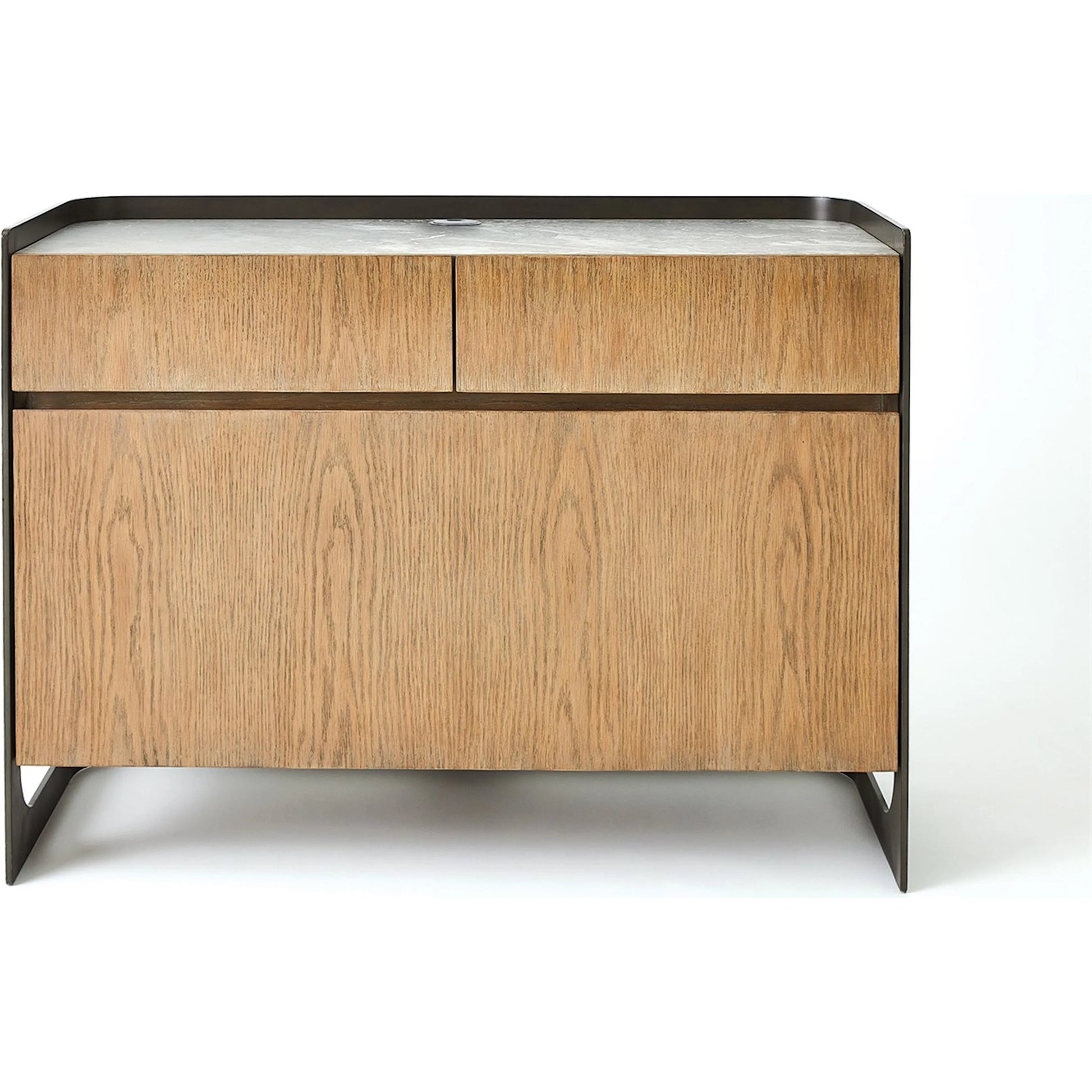 Element File Cabinet by Global Views in grey and marble. Made from unique in a modern style.