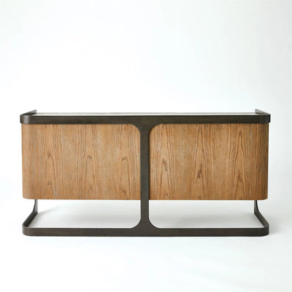 Element Media Cabinet by Global Views in grey and marble. Made from unique in a modern style.