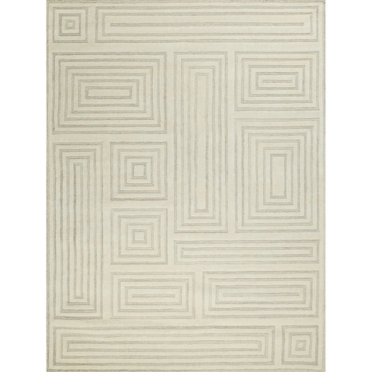 Teton 7256 Rug by Exquisite Rugs in cream, ivory. Made from new zealand wool in a unique style.