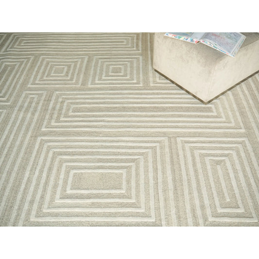 Teton 7259 Rug by Exquisite Rugs in cream, ivory. Made from new zealand wool in a unique style.