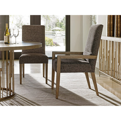 Metro Arm Chair by Lexington. Made from unique in a transitional style.