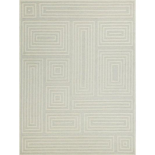 Teton 7261 Rug by Exquisite Rugs in silver, ivory. Made from new zealand wool in a unique style.