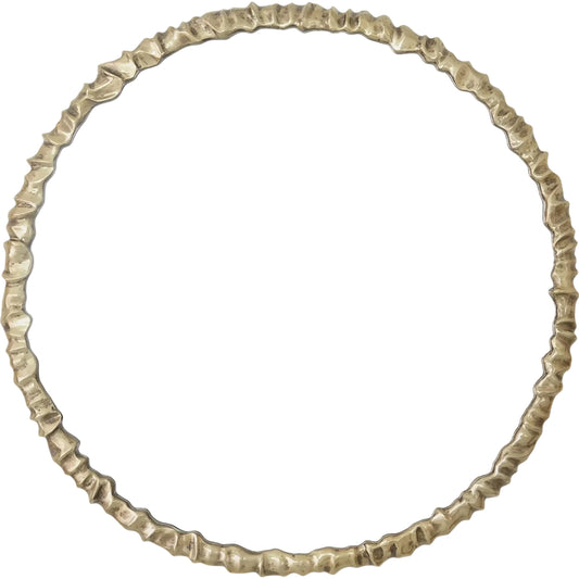 Artiste Round Mirror by Global Views in brass. Made from unique in a unique style.
