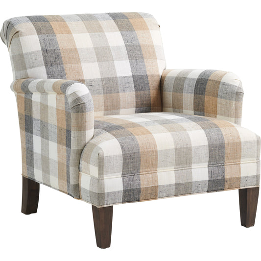 Patterson Chair by Lexington in walnut. Made from unique in a transitional style.