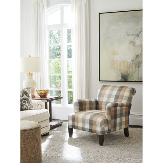 Patterson Chair by Lexington in walnut. Made from unique in a transitional style.