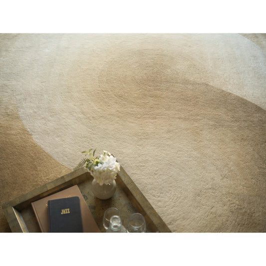 Mitomo 7273 Rug by Exquisite Rugs in light beige, ivory. Made from wool, bamboo silk in a unique style.