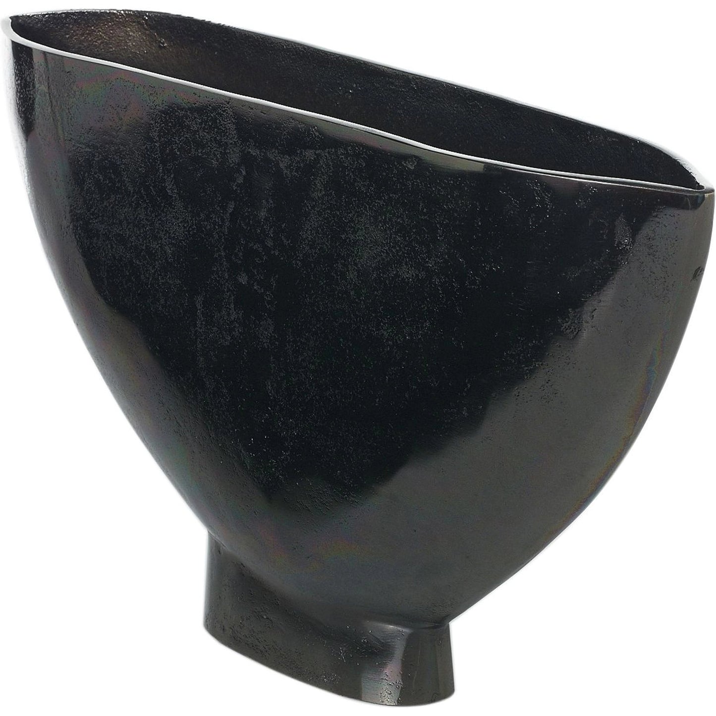 001 SI-2083836 | Primary Silo | Evolution Vase by Accent Decor in black. Made from metal in a modern style.
