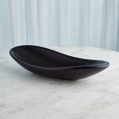 Oblong Platter Bowl by Global Views. Made from ceramic in a modern style.