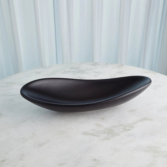 Oblong Platter Bowl by Global Views. Made from ceramic in a modern style.