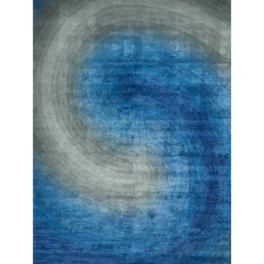 Mitomo 7277 Rug by Exquisite Rugs in navy, gray. Made from wool, bamboo silk in a unique style.