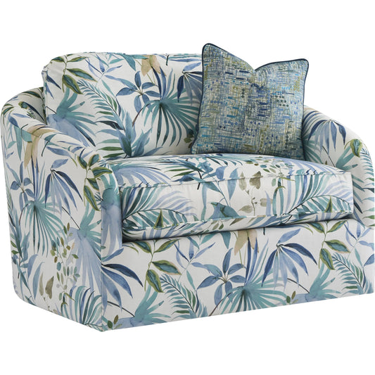 Moorings Swivel Chair by Tommy Bahama Home. Made from unique in a unique style.