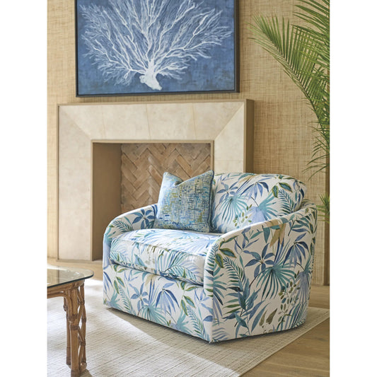 Moorings Swivel Chair by Tommy Bahama Home. Made from unique in a unique style.