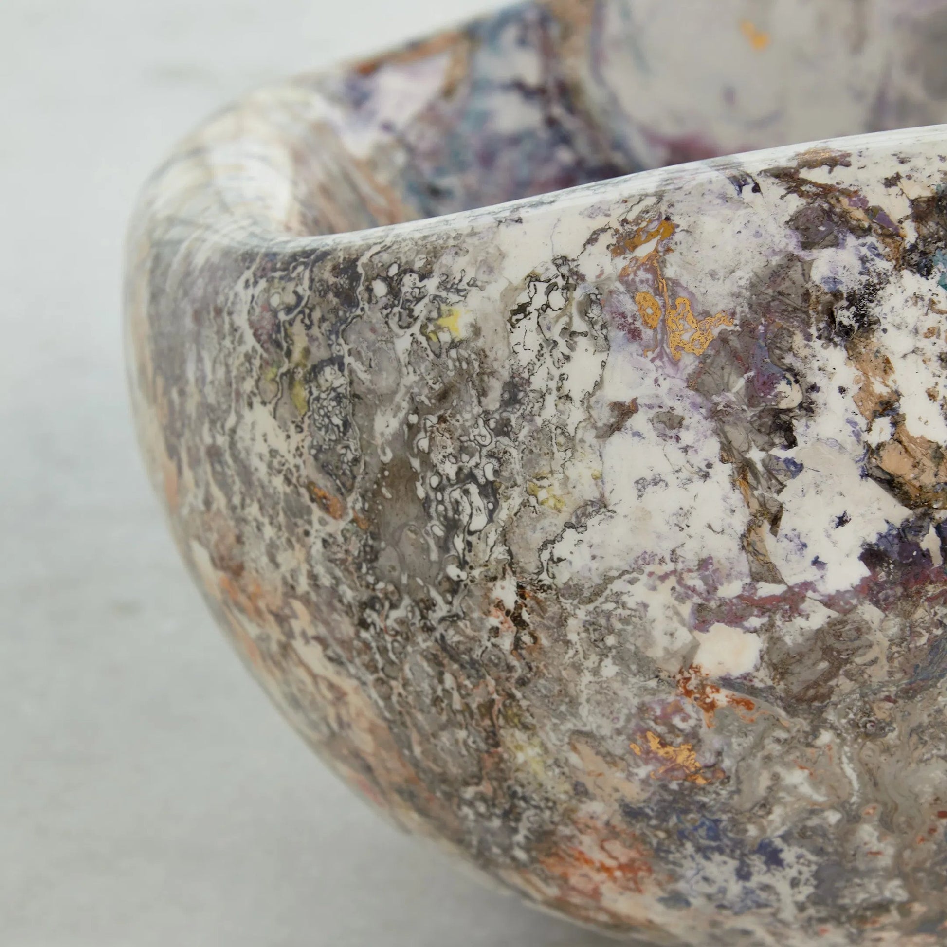 Squished Bowl by Global Views. Made from ceramic in a eclectic & global style.