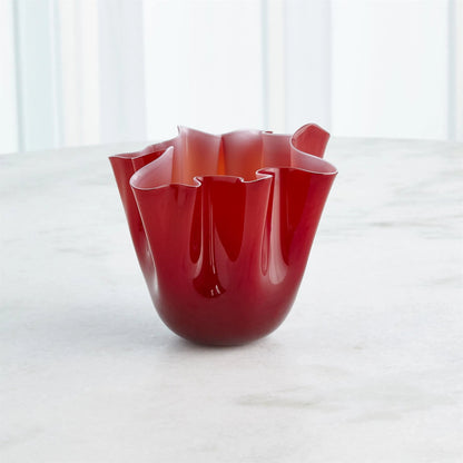Handkerchief Vase by Global Views. Made from art glass in a eclectic & global style.