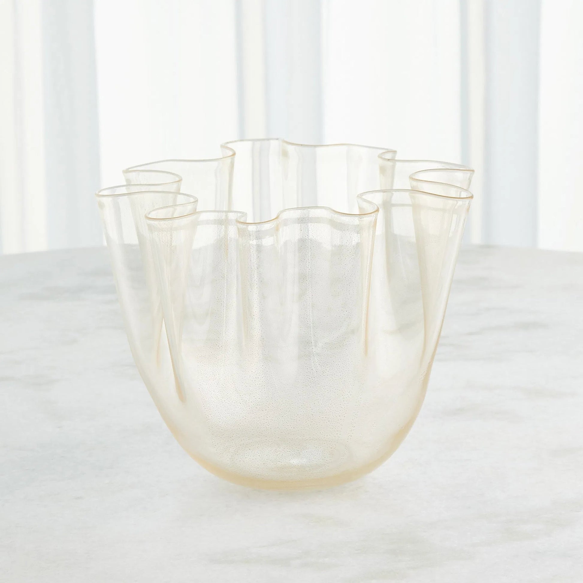 Handkerchief Vase by Global Views. Made from art glass in a eclectic & global style.