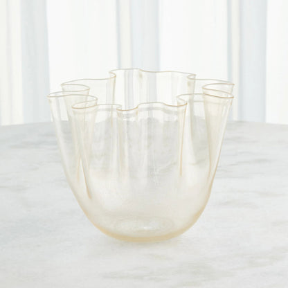 Handkerchief Vase by Global Views. Made from art glass in a eclectic & global style.