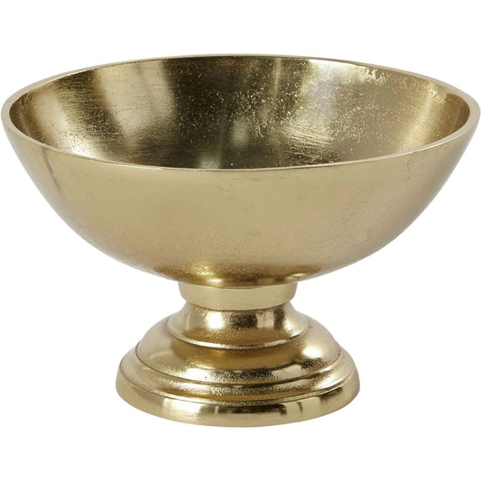 Oscar Bowl by Accent Decor in gold. Made from metal in a modern style.