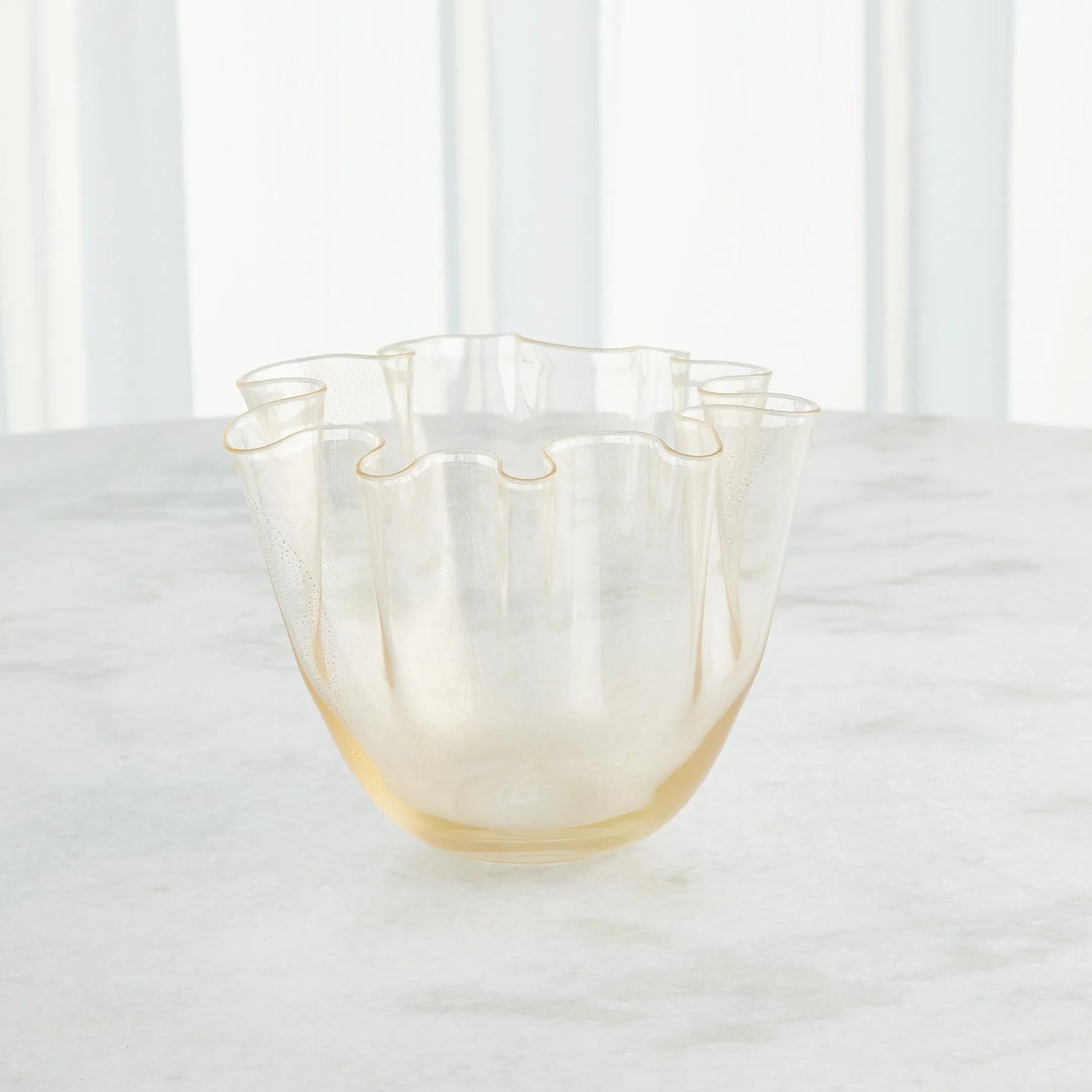 Handkerchief Vase by Global Views. Made from art glass in a eclectic & global style.