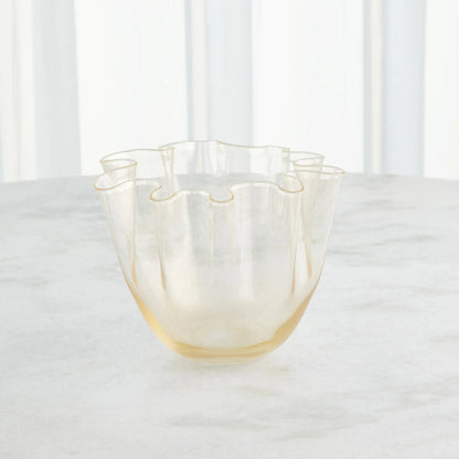 Handkerchief Vase by Global Views. Made from art glass in a eclectic & global style.