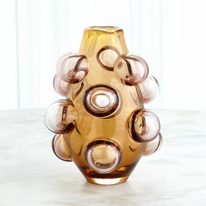 Bubbled Vase by Global Views. Made from artglass in a eclectic & global style.