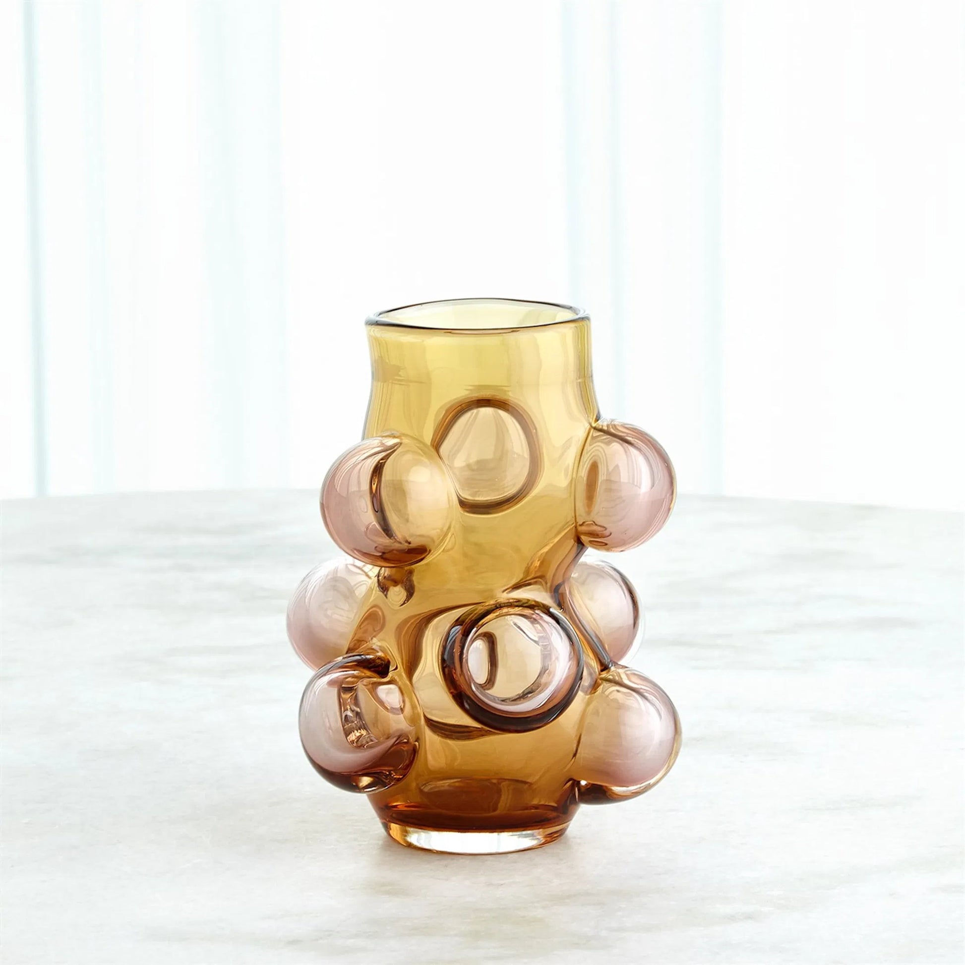 Bubbled Vase by Global Views. Made from artglass in a eclectic & global style.