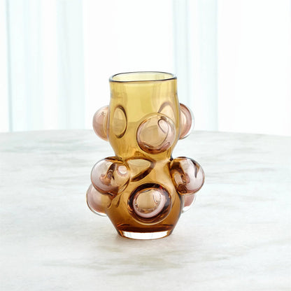 Bubbled Vase by Global Views. Made from artglass in a eclectic & global style.