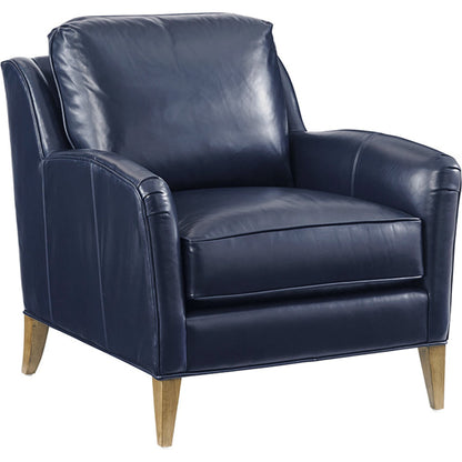 Coconut Grove Leather Chair by Tommy Bahama Home in gulf shore. Made from unique in a transitional style.