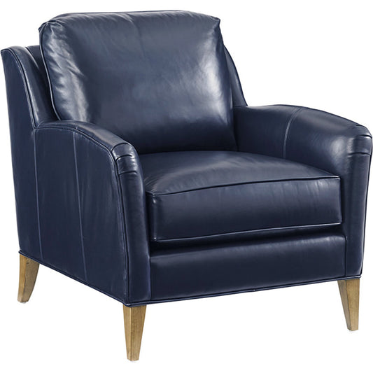 Coconut Grove Leather Chair by Tommy Bahama Home in gulf shore. Made from unique in a transitional style.