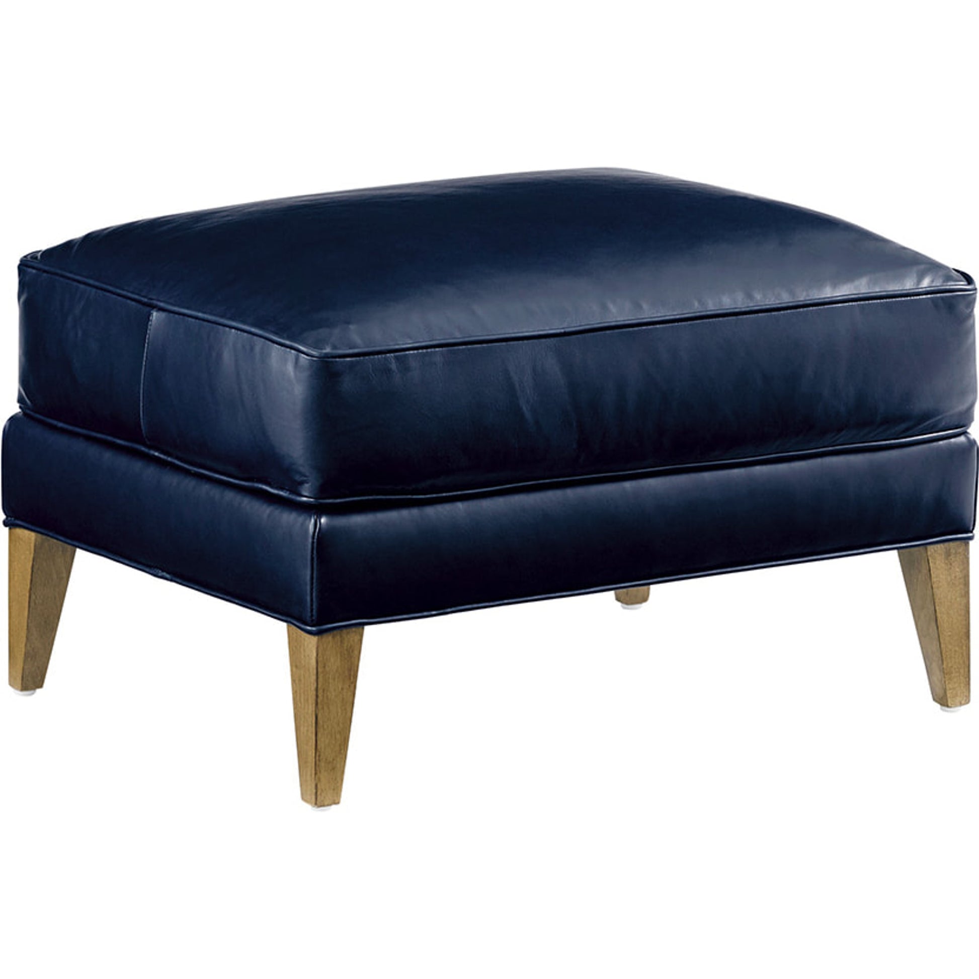 Coconut Grove Leather Ottoman by Tommy Bahama Home in gulf shore. Made from unique in a transitional style.