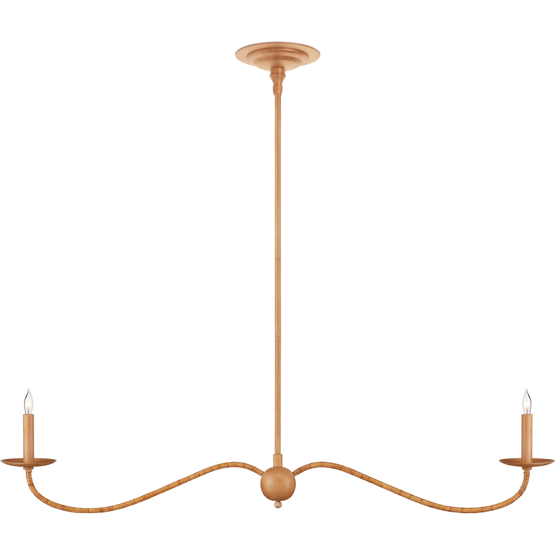 Saxon Linear Chandelier by Currey and Company. Made from unique in a modern style.