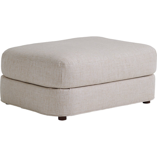 Lansing Ottoman by Tommy Bahama Home in beige. Made from unique in a modern style.