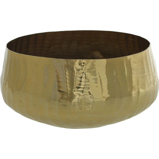Roberi Bowl by Accent Decor in gold. Made from metal in a modern style.