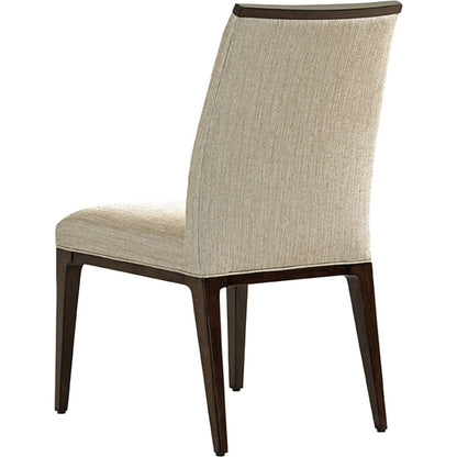 Collina Upholstered Side Chair by Lexington in silver gray. Made from unique in a modern style.