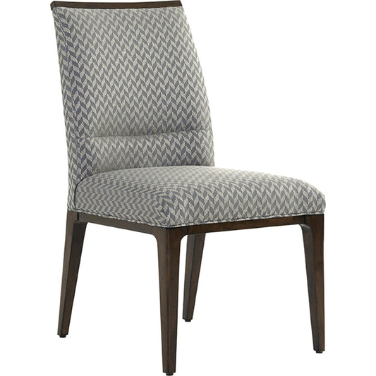 Collina Upholstered Side Chair by Lexington in silver gray. Made from unique in a modern style.